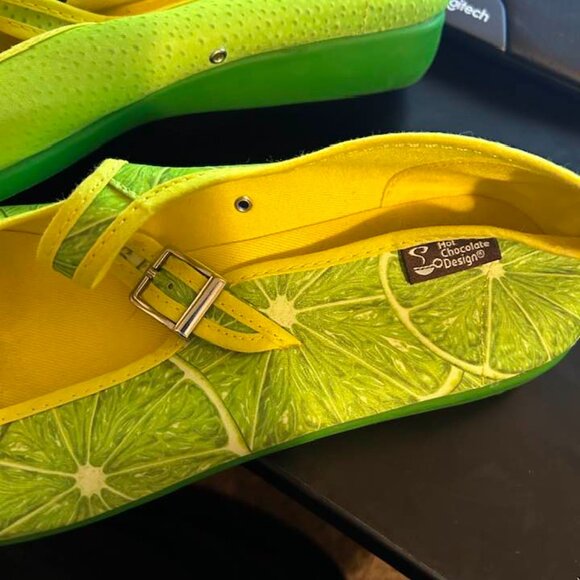 Good condition MJ's Hot Chocolate Designs/Chocolaticas Lime Pattern HCD 41/11 - Picture 4 of 4